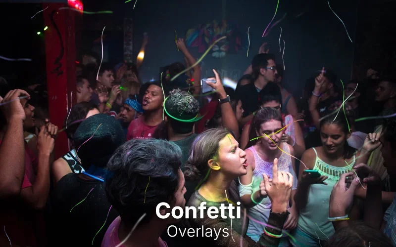 cool photoshop overlays, confetti overlays, overlays bundle of confetti, light overlays