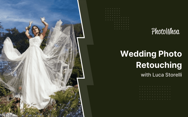 free photography tutorial on wedding photo retouching