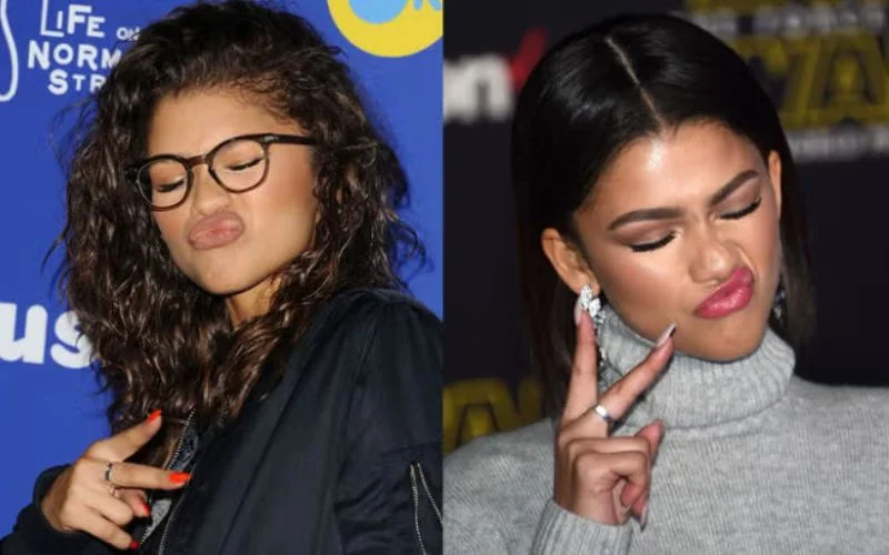 Zendaya's Peace Sign Pose