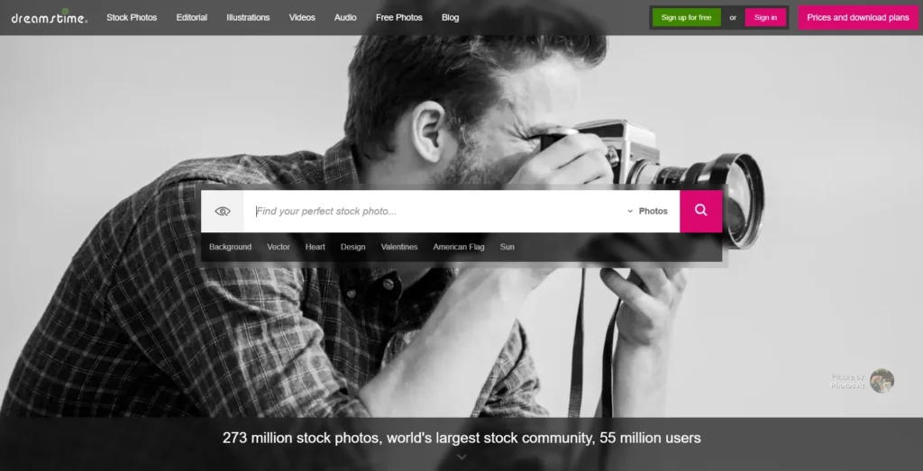 Dreamstime stock image website, selling and downloading images, sell photos online