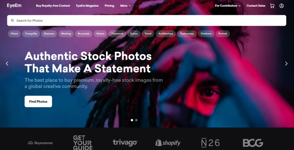 EyeEm Stock image, photos selling website, download stock photos