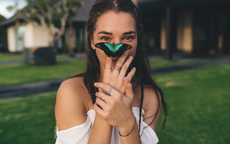 butterfly spring photoshoot, butterfly photoshoot