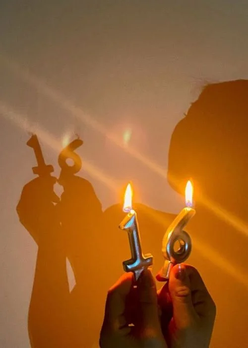 sweet sixteen photo shoot ideas with candles, Sweet 16 elegant pose, Sweet 16 casual pose