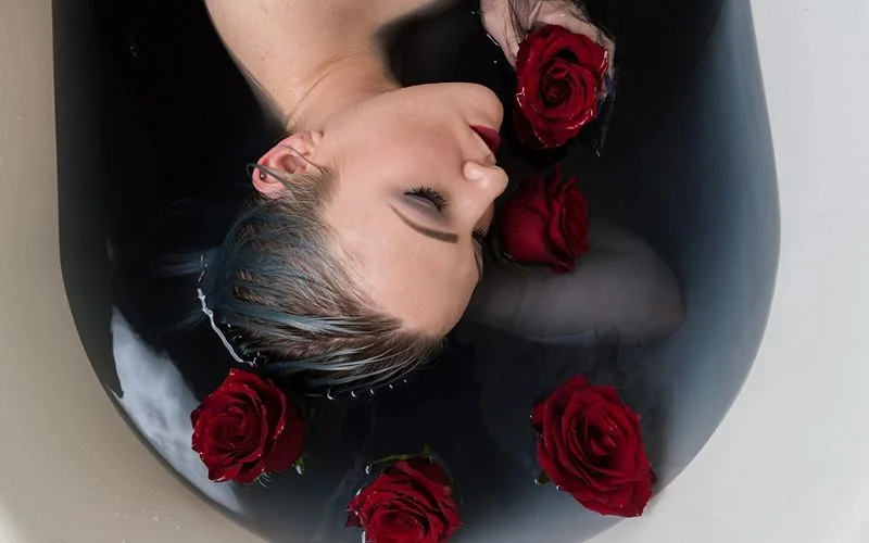 dark and moody theme shoot