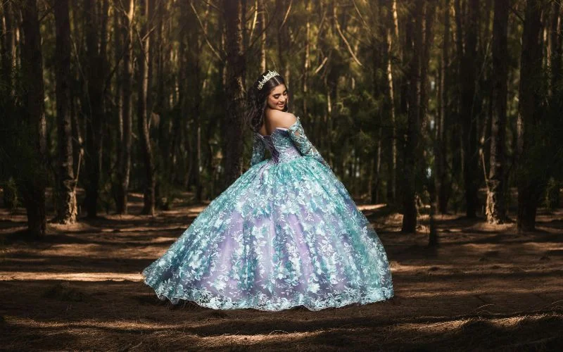 princess or character dress up theme photos, Sweet 16 luxury shoot, Sweet 16 dress and tiara