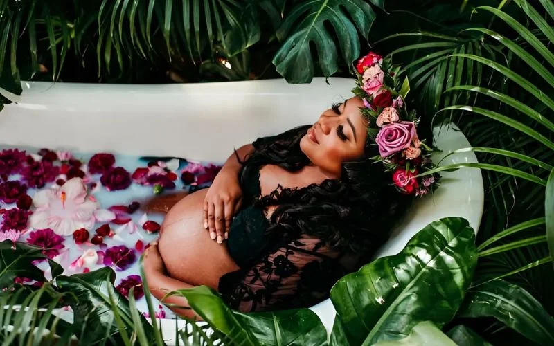 tropical theme aethetic photo