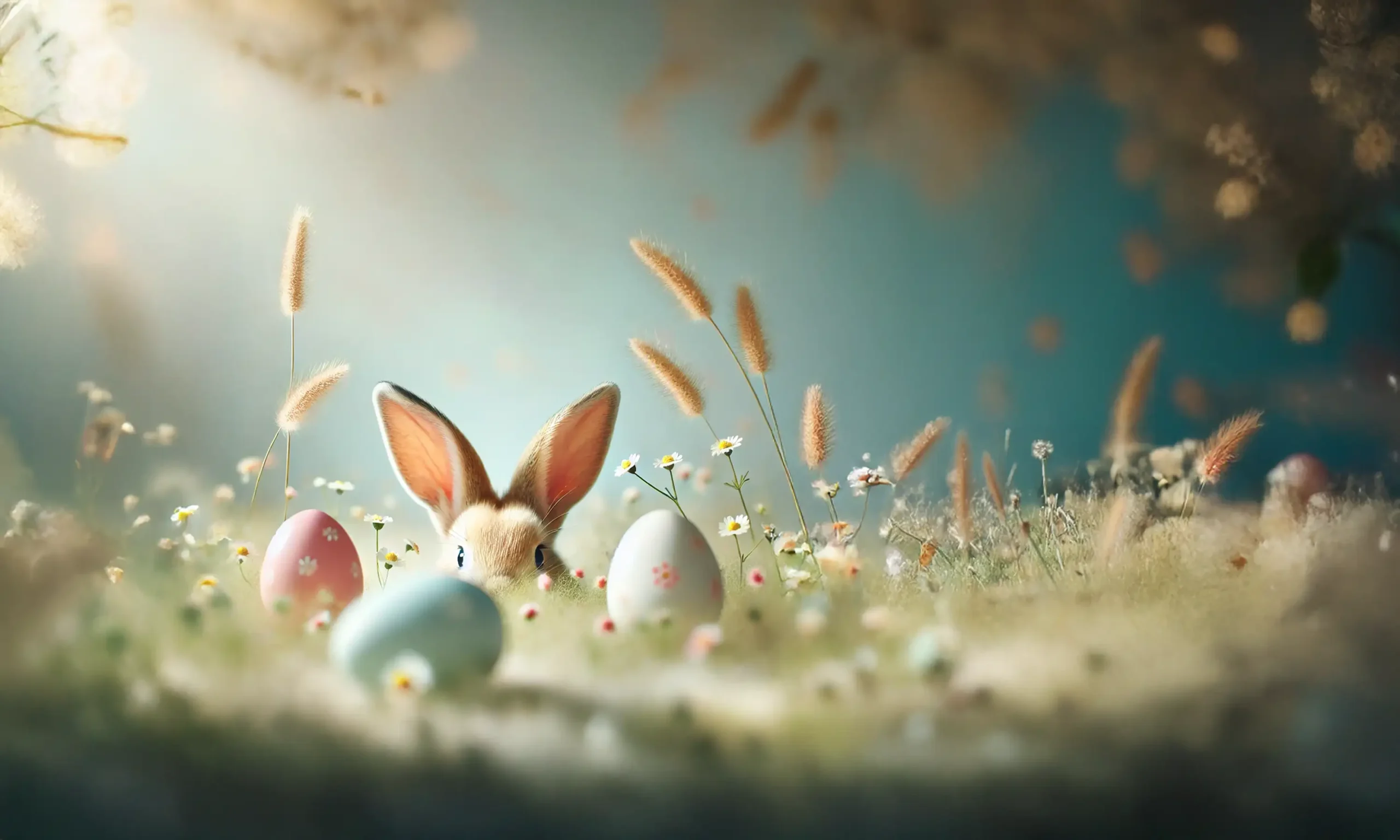 Easter Eggs and Bunny Backgrounds, Spring Back drops