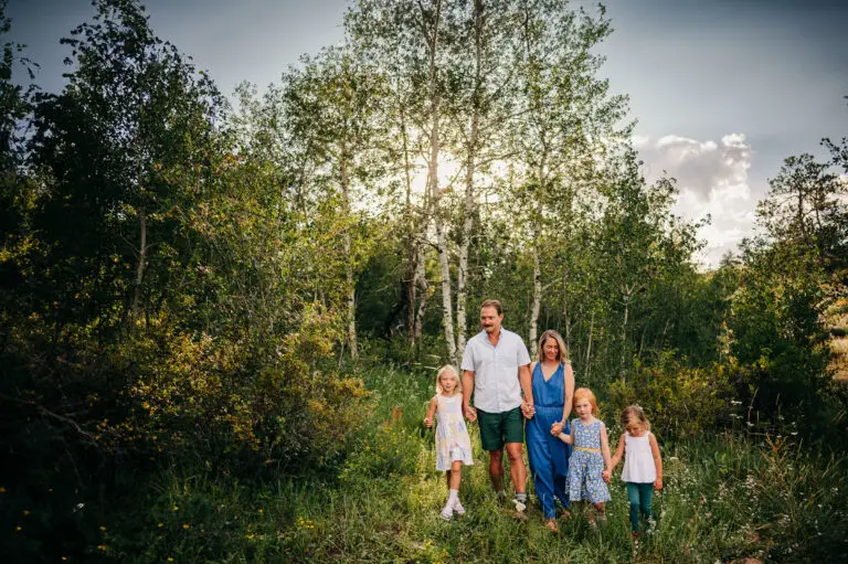 Casual and Relaxed Denim Spring Family Photo Outfit