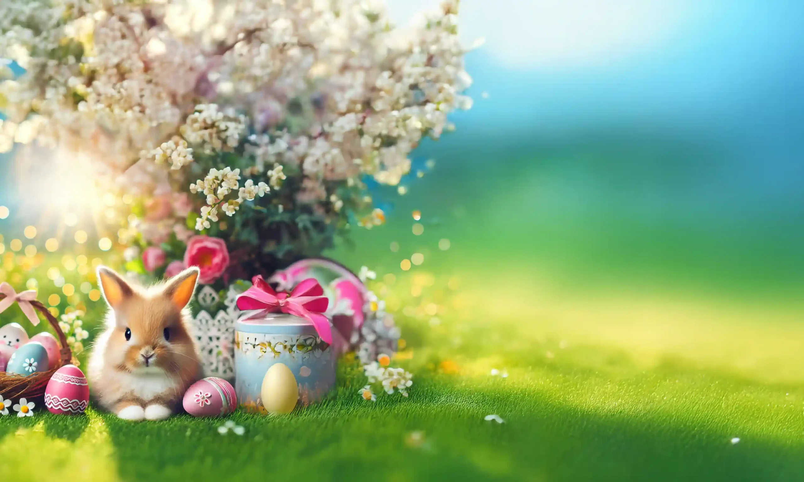 Spring Flowers Background, Easter-Spring Backdrops