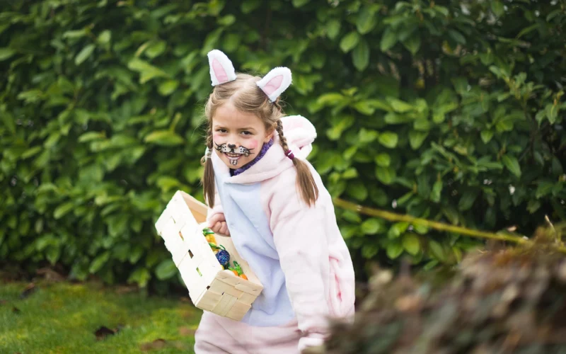 Easter Bunny Costumes Photos, Bunny Costume Photoshoot, Easter Portraits