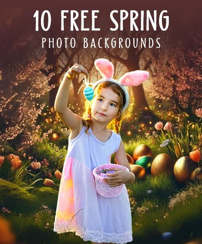Free Spring Photo Backgrounds, Spring Easter backdrops