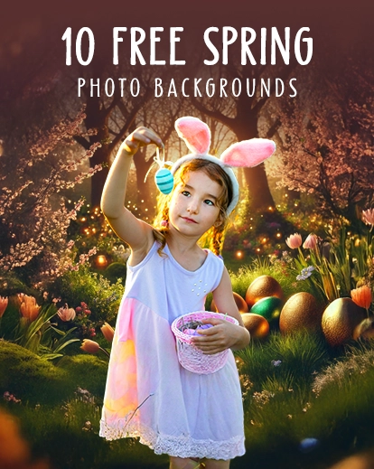 Free Spring Photo Backgrounds, Spring Easter backdrops