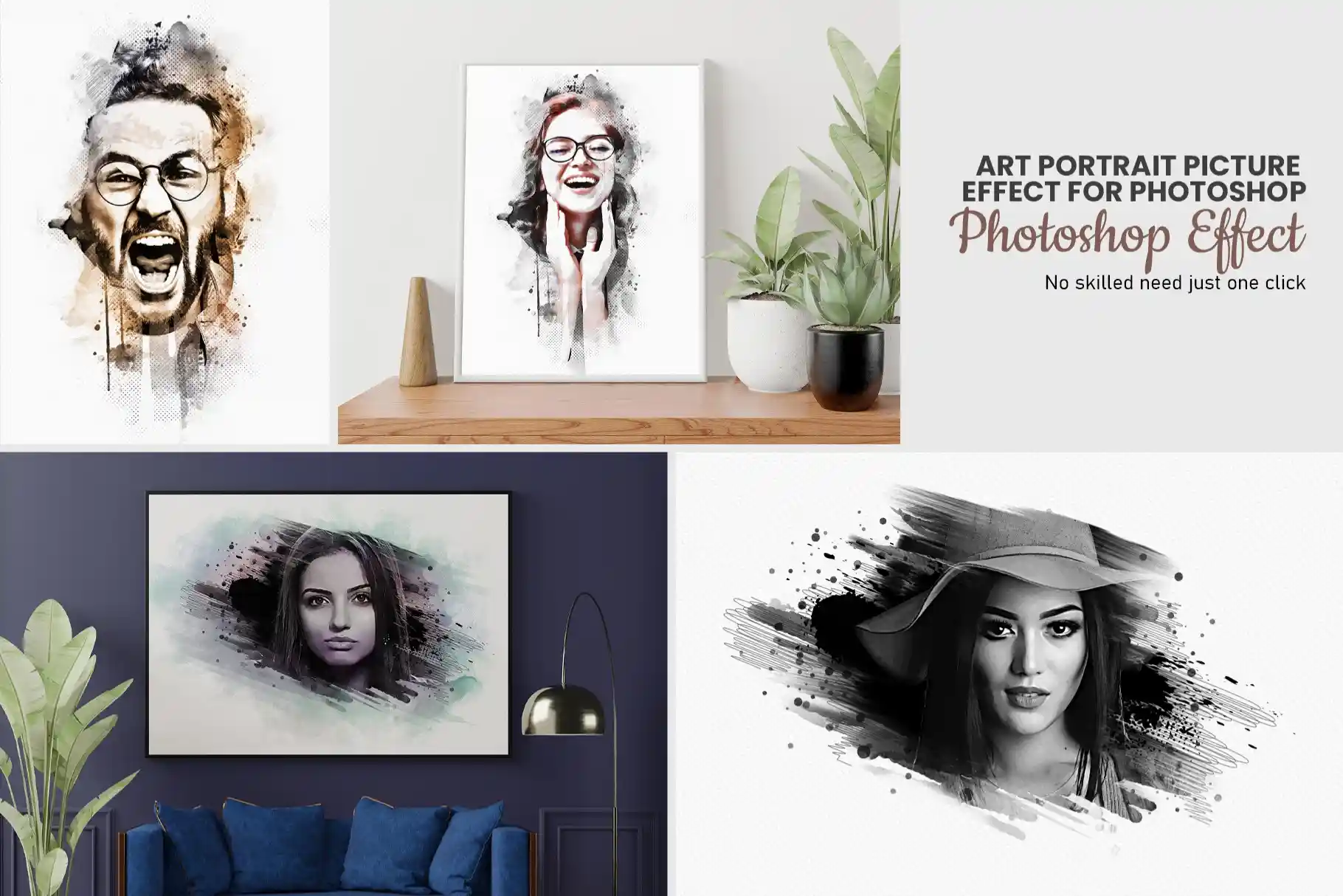 File Art Portrait Picture Effect For Photoshop, Portrait picture effects, Sketch Effect In Photoshop
