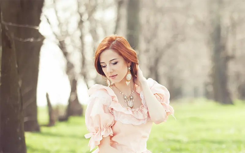 Spring Photo Of Girl, Spring Photoshoot