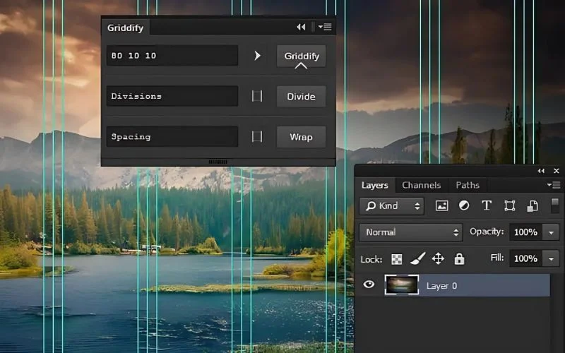 grid creation panel, grid design tool, online grid creator, custom grid tool, grid layout generator
