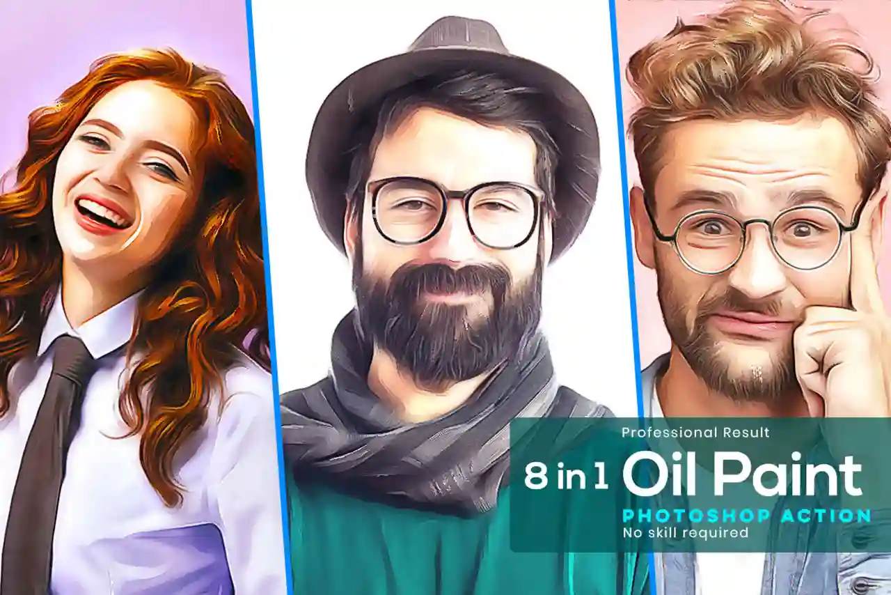 Oil paint effect in photoshop, photos to oil painting effect in photoshop