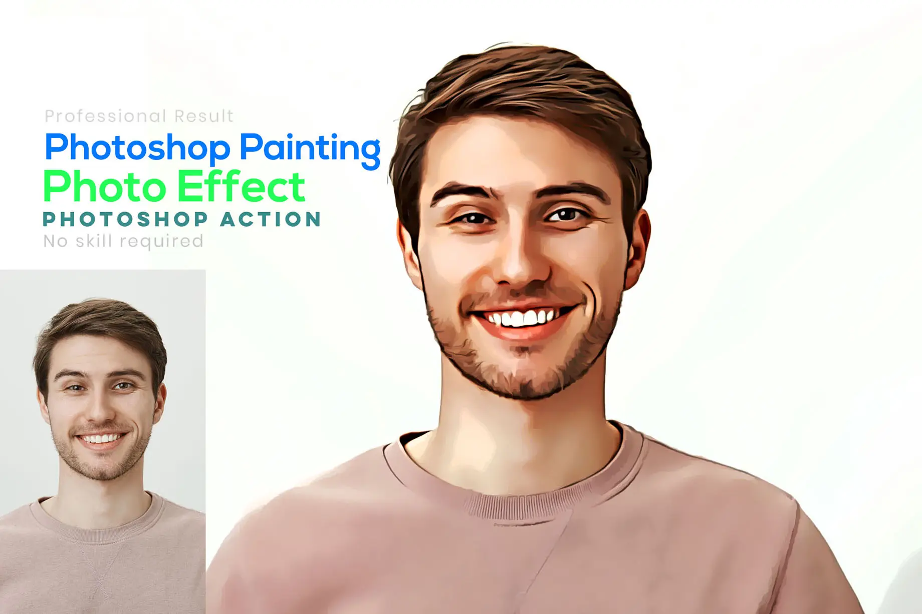 Photoshop Painting Effects, Photo to Painting in Photoshop