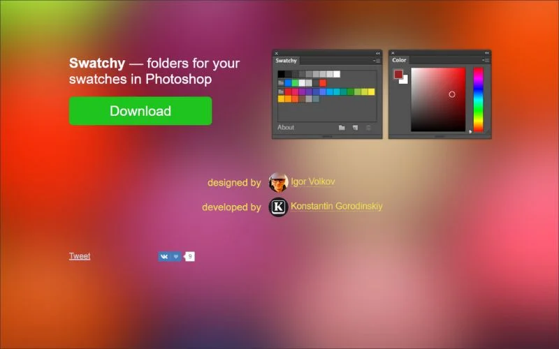 swatchy, Photoshop palette creator, color palette generator Photoshop, Photoshop swatch plugin, Photoshop color picker tool