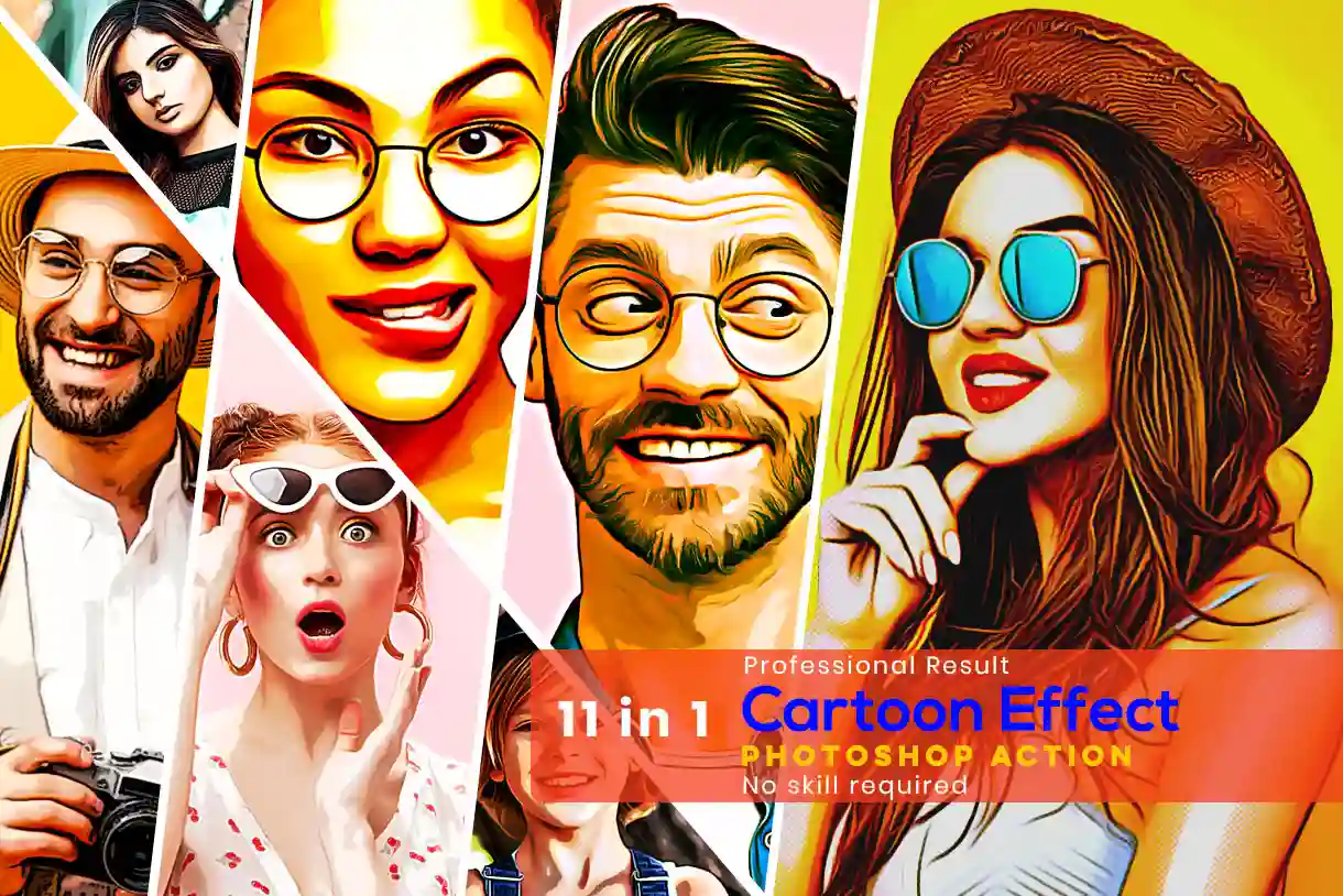 Photoshop Cartoon Effect, Turn Photos Into Cartoon, Photoshop Effects, cartoon effect photoshop
