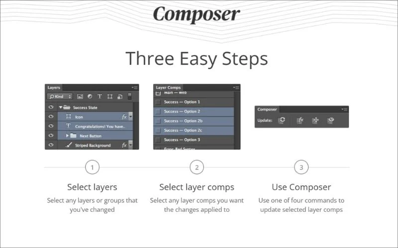 composer tool, free photoshop plugins, Photoshop auto composer, Photoshop composition plugin, Photoshop creative composer