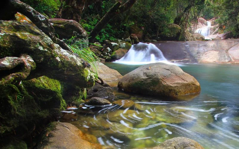 shots of moving water, silky water effect, smooth water effect