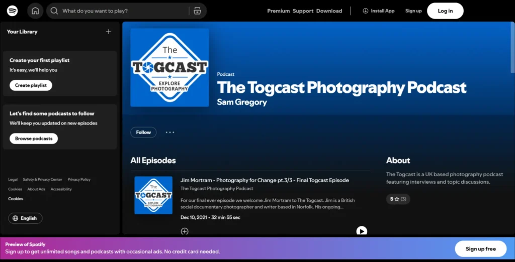 The Togcast Photo Podcast, Photography podcast for beginners