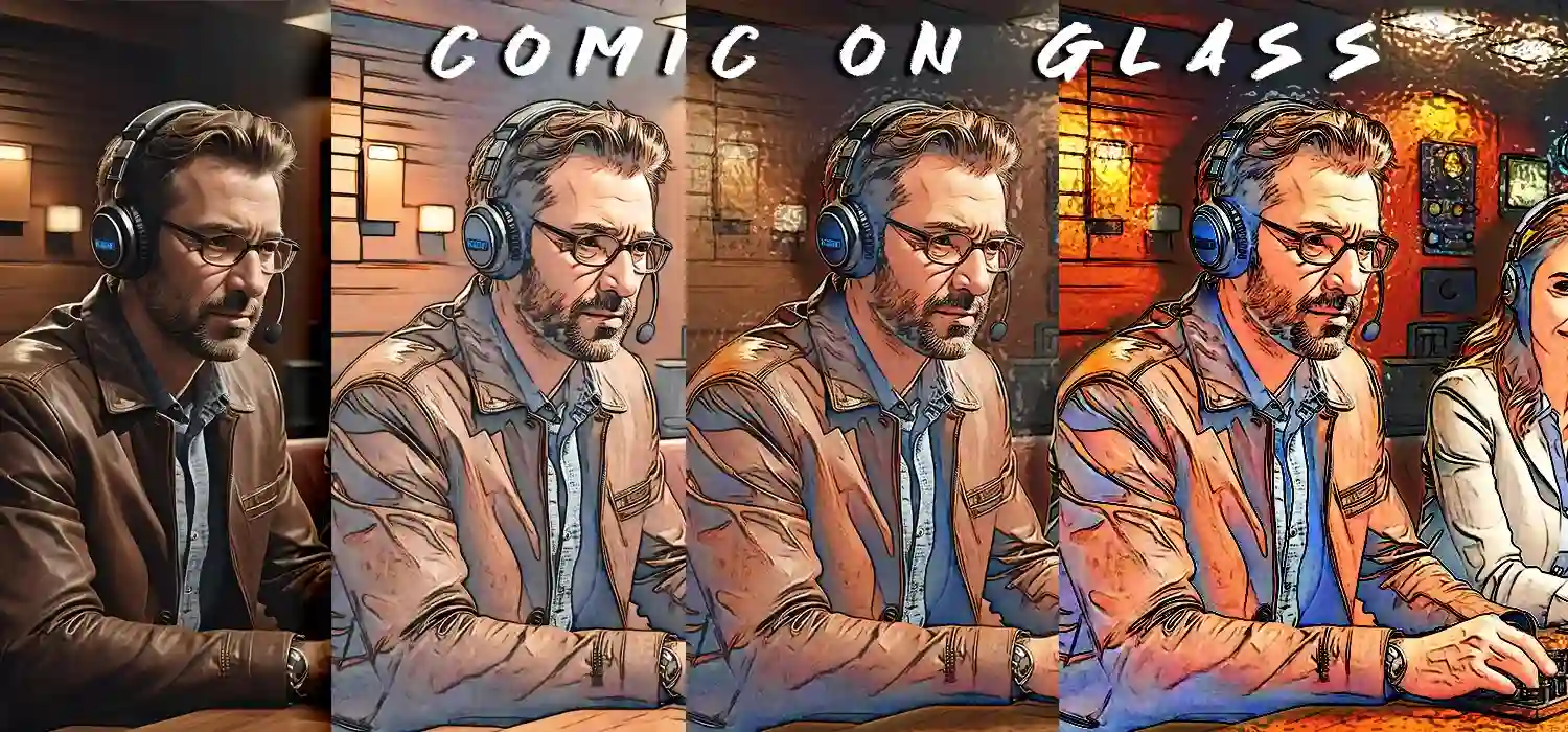 comic style photoshop, comic photoshop effect, contour effect photoshop,