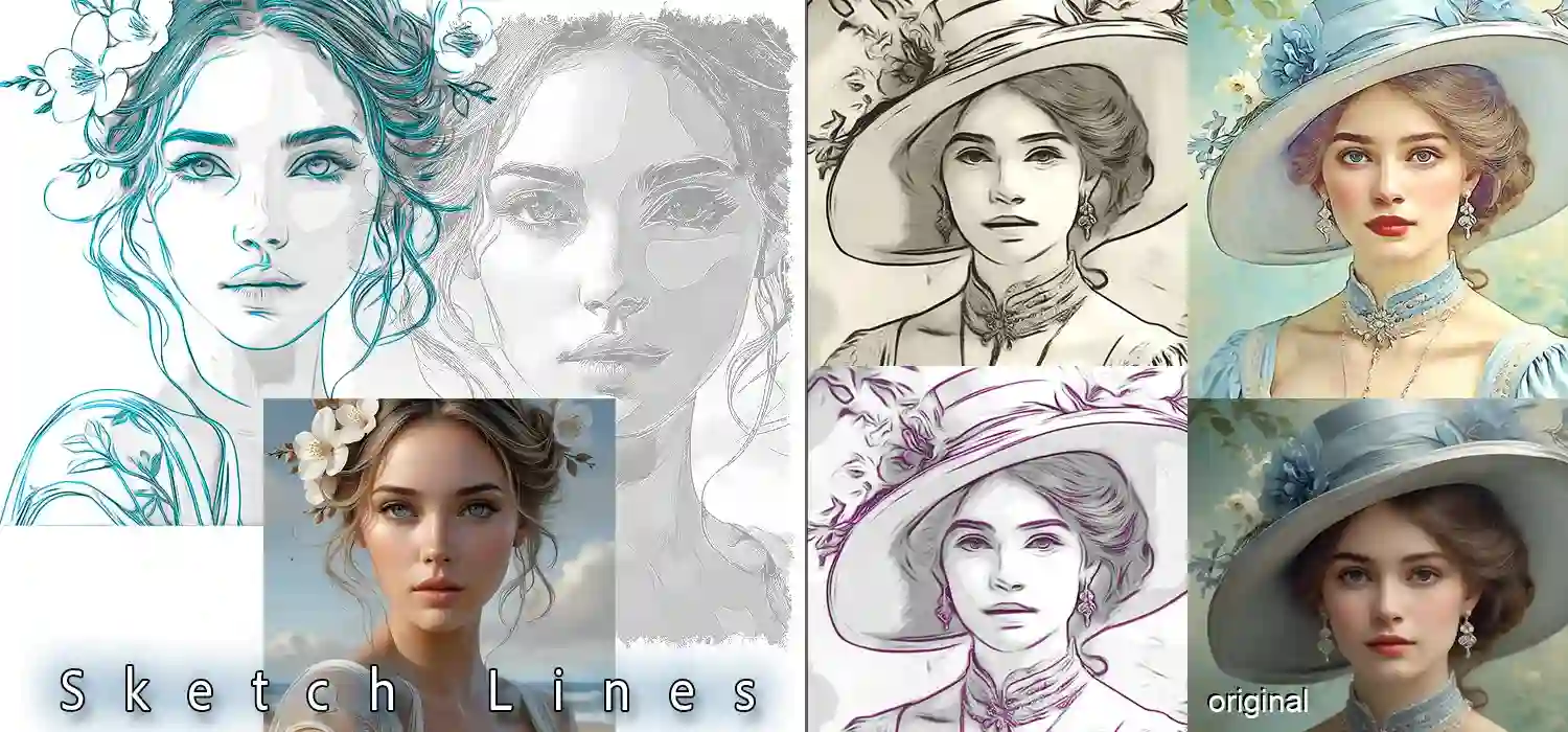 cartoon style photoshop, photoshop create outlines from photo, sketch outline photoshop,