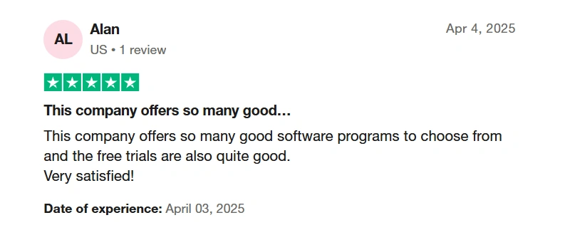 Trustpilot review on Softorbits, SoftOrbits review