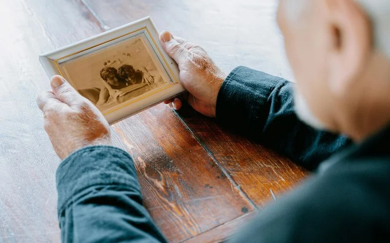 sympathy photo frame, bereavement picture frame, loss of loved one frame