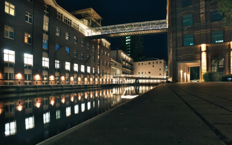 Night photography of still life