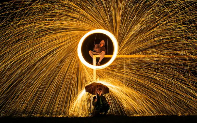 Light trail photography, long exposure creative night photos