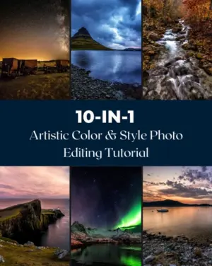 photography editing tutorial, Artistic color and style video bundle