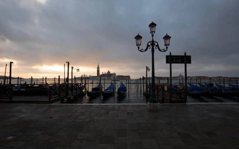 Sunset Venice Before landscape editing
