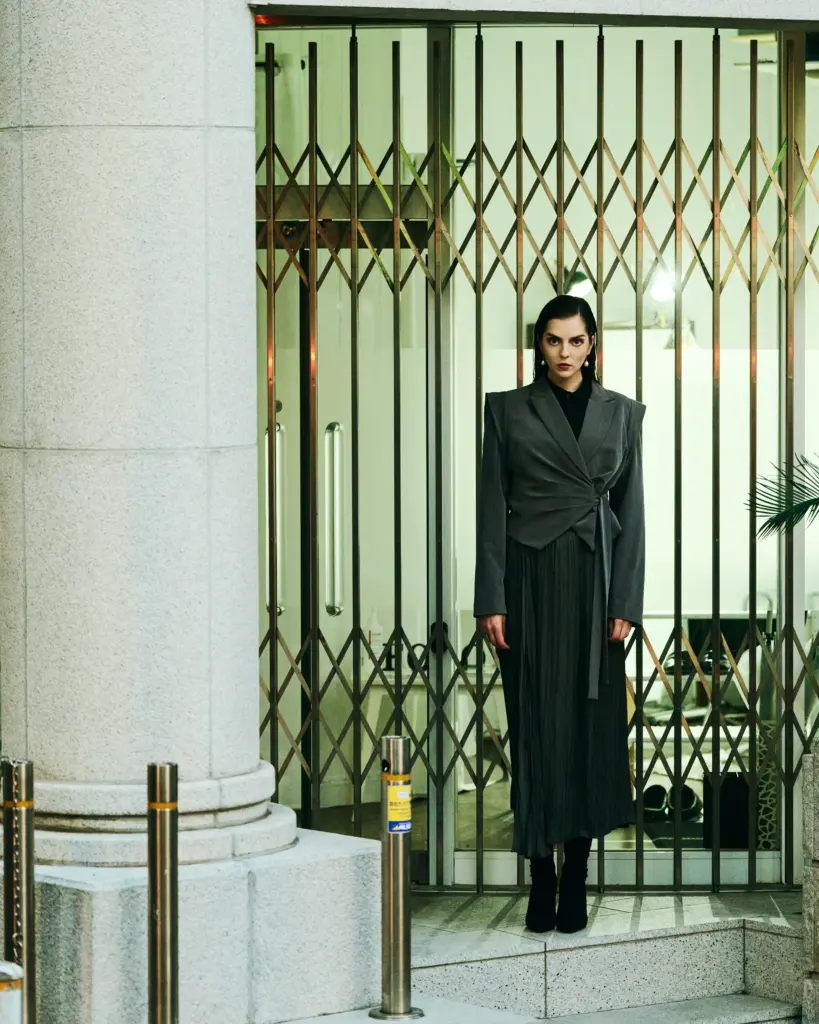 fine art photography, street images, beautiful confident model