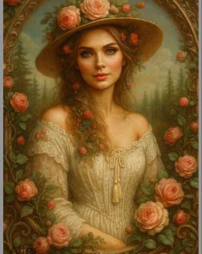 Artistic photo effect created with text-based AI edits