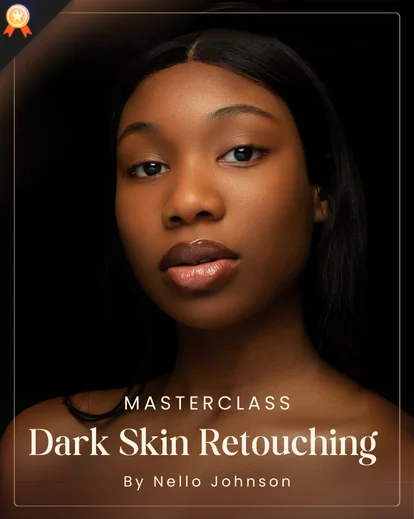Skin retouching tutorial, Skin retouching video, Masterclass, Dark Skin Retouching