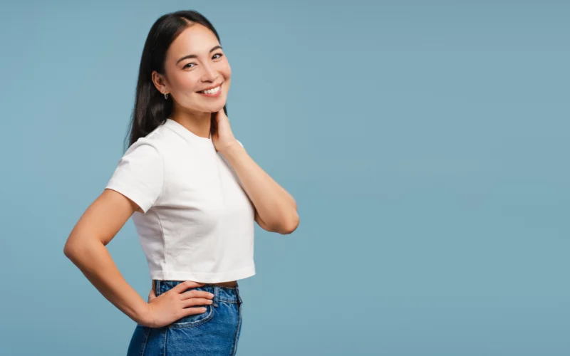 maintain a good posture for the perfect smile