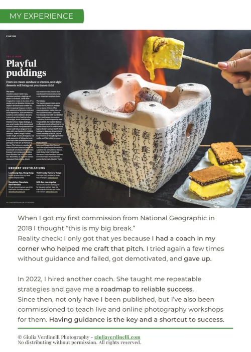 Preview of getting featured in magizine