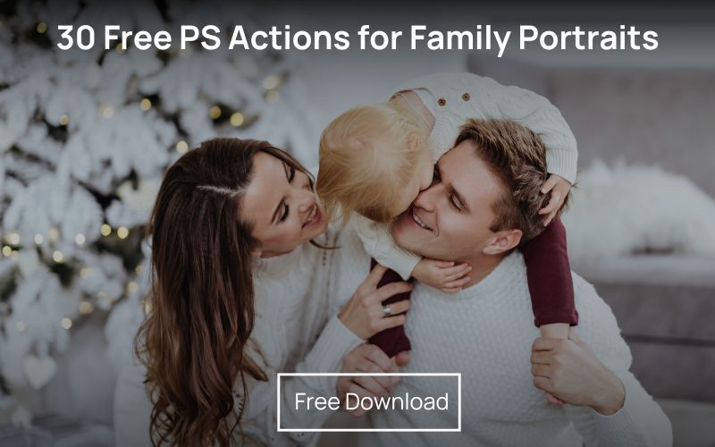30 Free Photoshop Actions for Family Portraits