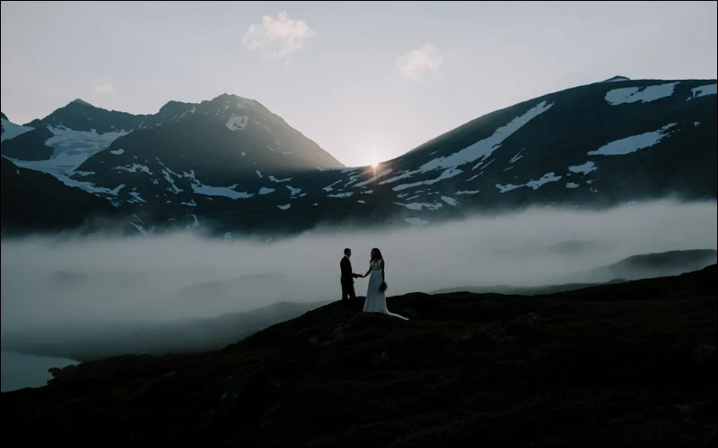 intimate elopement photo