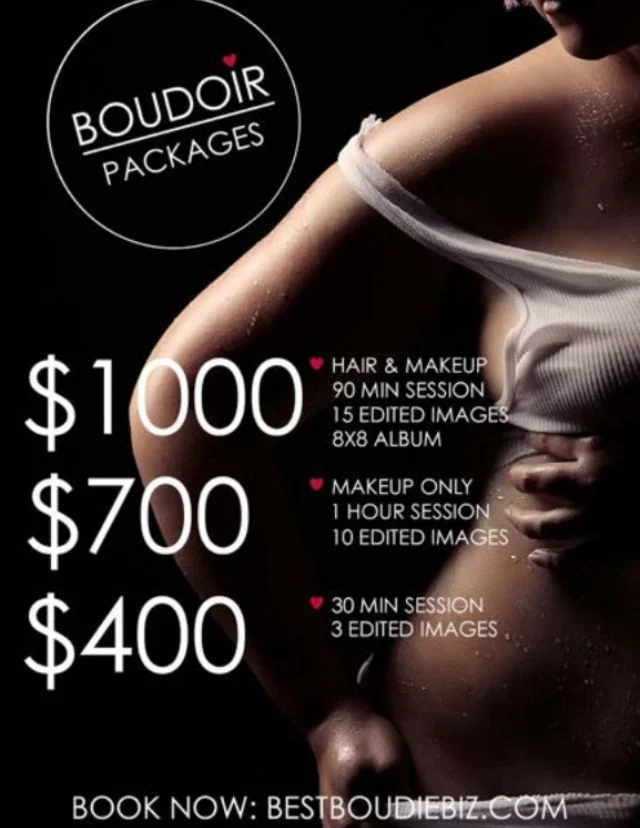 best boudoir pricing guide