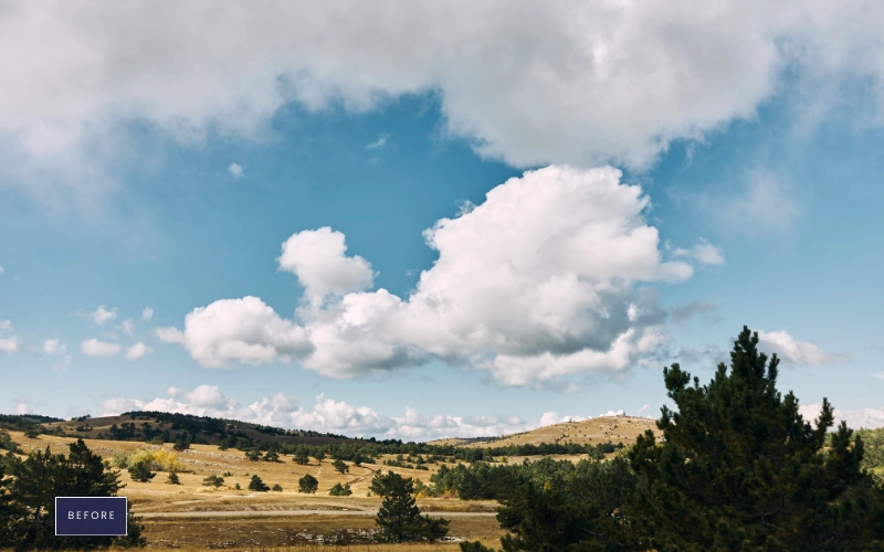 glowy sun overlay before