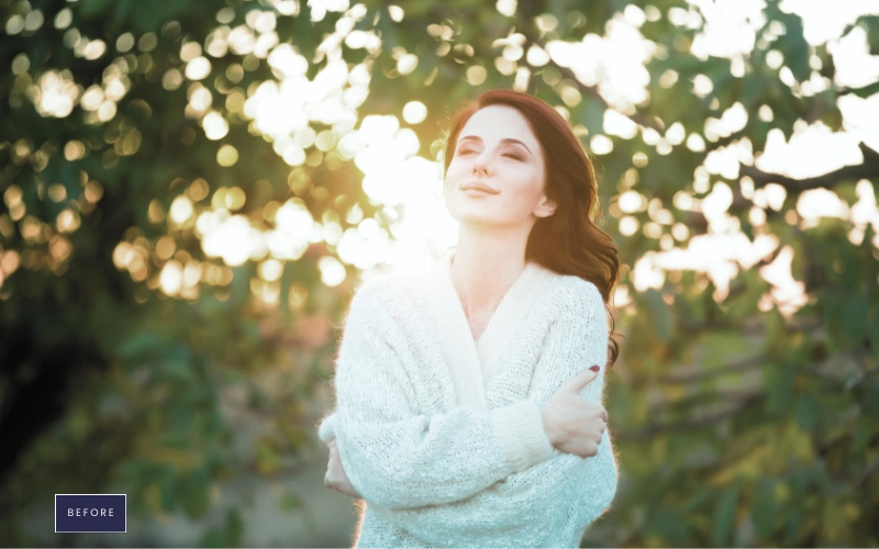 orange sun overlay before