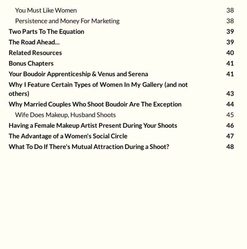 best boudoir ebook for male photographers